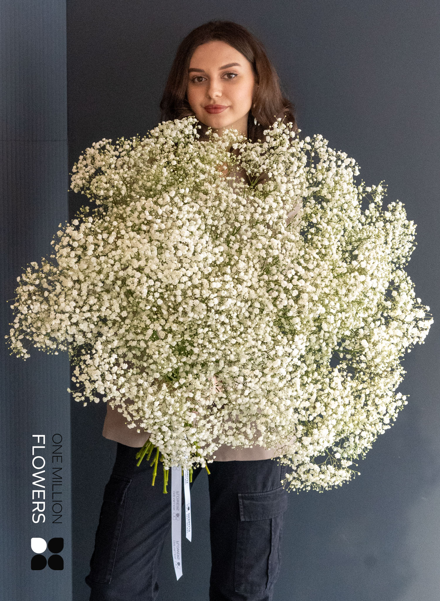 Букет из 25 "Мирабелла White"